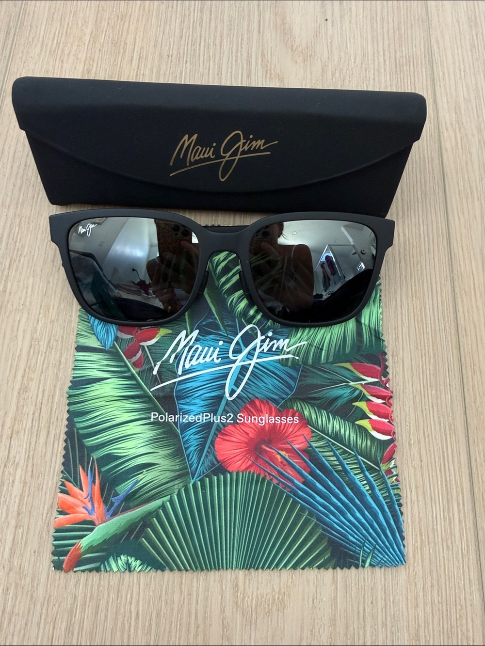 Maui Jim Black PAULELE sunglasses